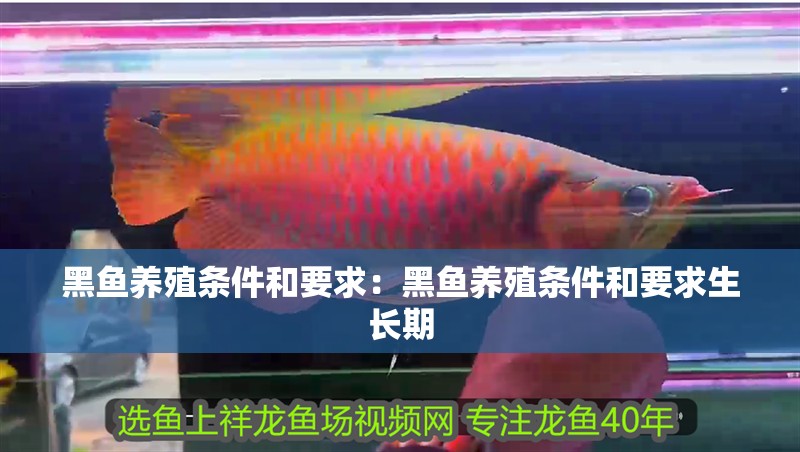 黑魚養(yǎng)殖條件和要求：黑魚養(yǎng)殖條件和要求生長期