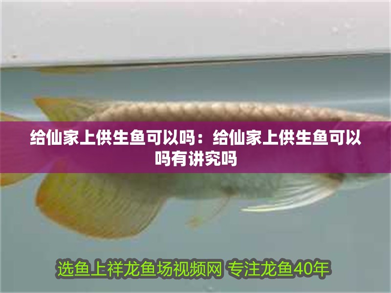 給仙家上供生魚可以嗎：給仙家上供生魚可以嗎有講究嗎
