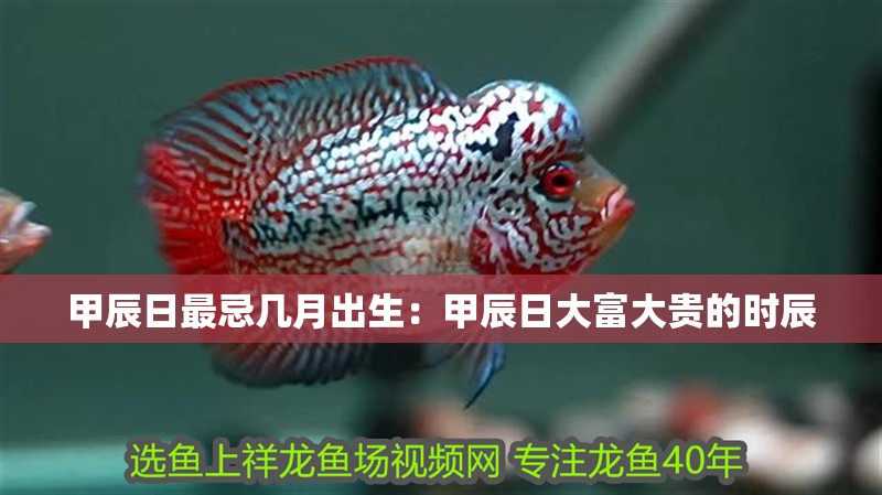 甲辰日最忌幾月出生：甲辰日大富大貴的時辰