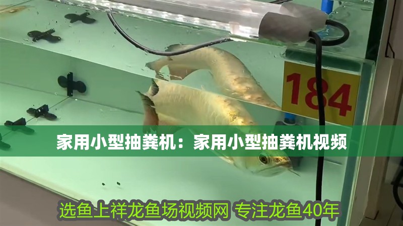 家用小型抽糞機：家用小型抽糞機視頻