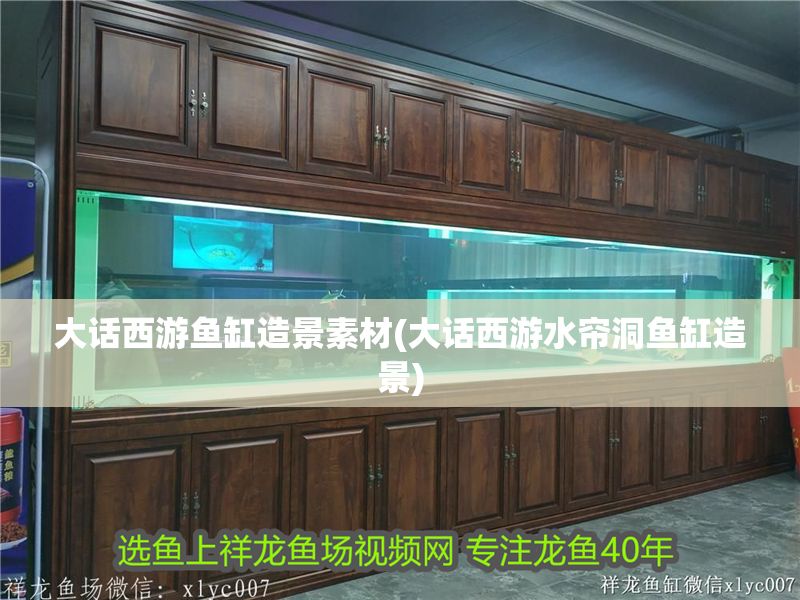 大話西游魚缸造景素材(大話西游水簾洞魚缸造景)