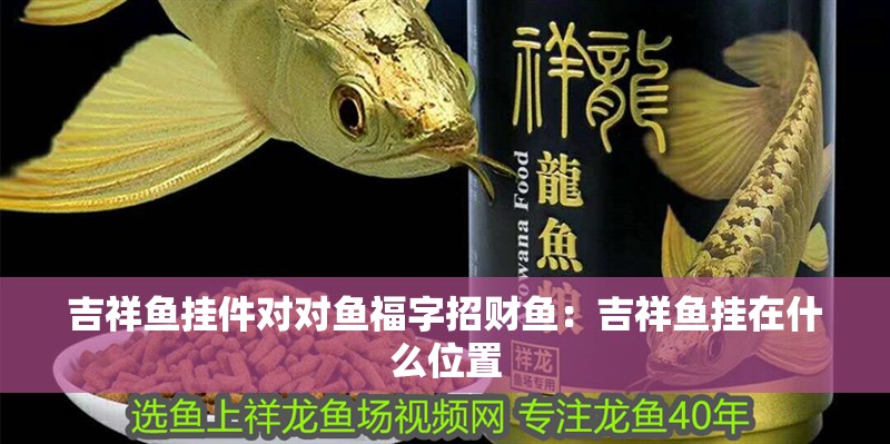 吉祥魚掛件對對魚福字招財魚：吉祥魚掛在什么位置