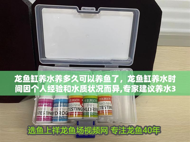 龍魚缸養(yǎng)水養(yǎng)多久可以養(yǎng)魚了，龍魚缸養(yǎng)水時(shí)間因個(gè)人經(jīng)驗(yàn)和水質(zhì)狀況而異,專家建議養(yǎng)水3天后就可以入缸