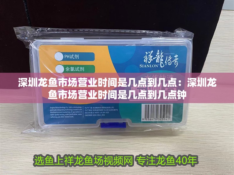 深圳龍魚市場營業時間是幾點到幾點：深圳龍魚市場營業時間是幾點到幾點鐘