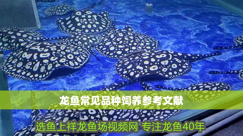 龍魚常見品種飼養參考文獻