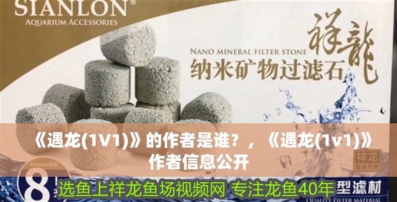 《遇龍(1V1)》的作者是誰？，《遇龍(1v1)》作者信息公開