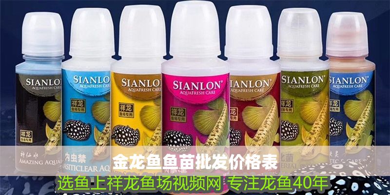 金龍魚魚苗批發價格表