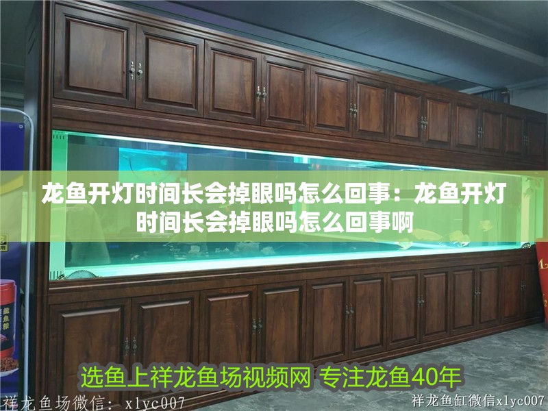 龍魚開燈時間長會掉眼嗎怎么回事：龍魚開燈時間長會掉眼嗎怎么回事啊 龍魚開燈時間長會掉眼嗎怎么回事：龍魚開燈時間長會掉眼嗎怎么回事啊 水族問答