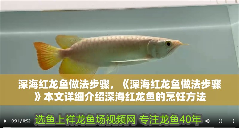 深海紅龍魚做法步驟，《深海紅龍魚做法步驟》本文詳細介紹深海紅龍魚的烹飪方法