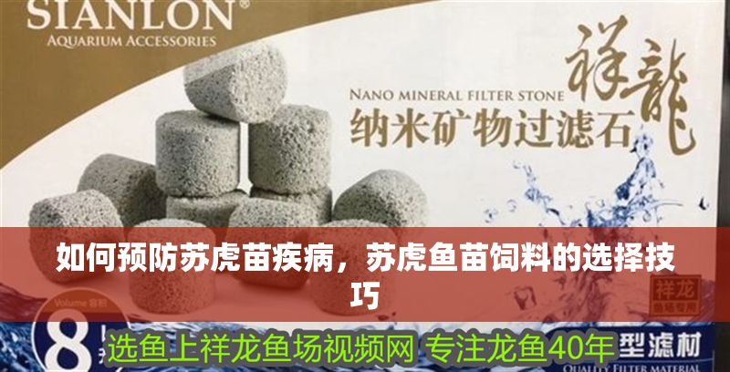 如何預防蘇虎苗疾病，蘇虎魚苗飼料的選擇技巧