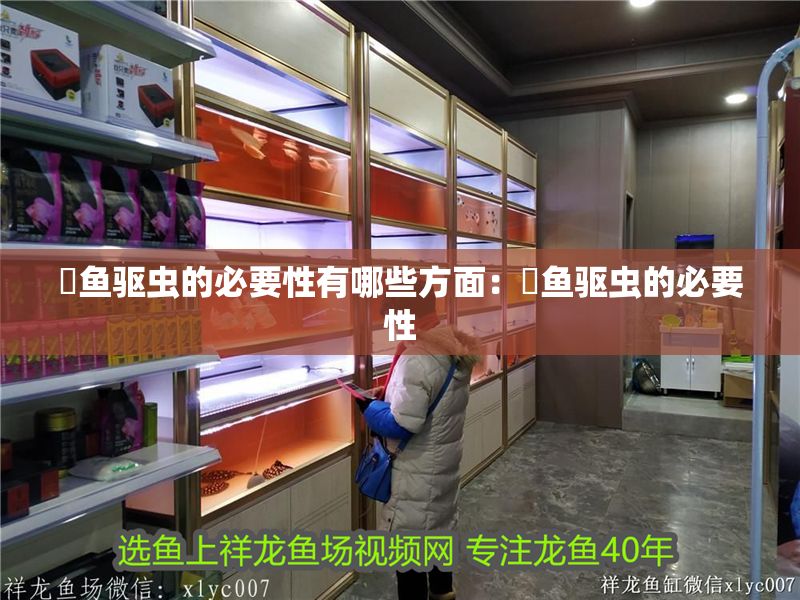 魟魚驅蟲的必要性有哪些方面：魟魚驅蟲的必要性