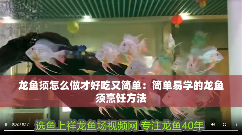 龍魚須怎么做才好吃又簡(jiǎn)單：簡(jiǎn)單易學(xué)的龍魚須烹飪方法 龍魚須怎么做才好吃又簡(jiǎn)單：簡(jiǎn)單易學(xué)的龍魚須烹飪方法 龍魚百科