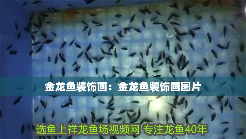 金龍魚裝飾畫：金龍魚裝飾畫圖片