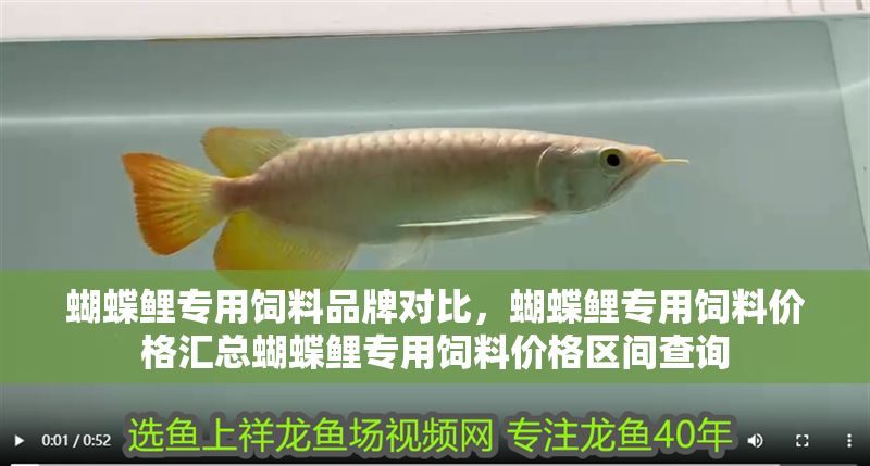 蝴蝶鯉專用飼料品牌對比，蝴蝶鯉專用飼料價格匯總蝴蝶鯉專用飼料價格區間查詢