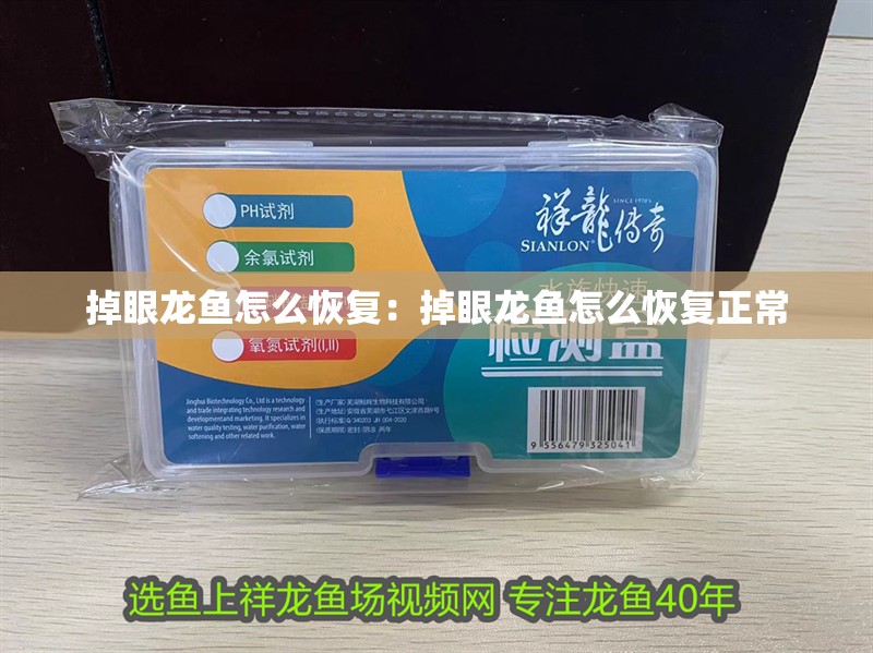 掉眼龍魚怎么恢復(fù)：掉眼龍魚怎么恢復(fù)正常