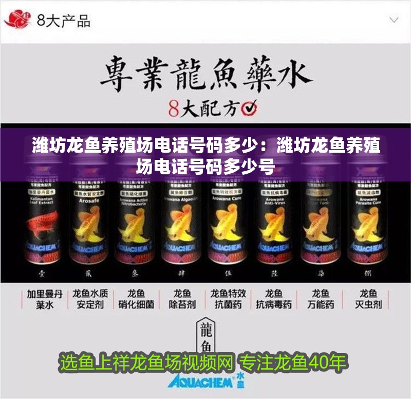 濰坊龍魚養(yǎng)殖場電話號碼多少：濰坊龍魚養(yǎng)殖場電話號碼多少號