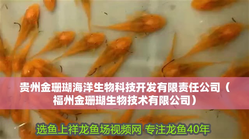 貴州金珊瑚海洋生物科技開發(fā)有限責任公司（福州金珊瑚生物技術有限公司）