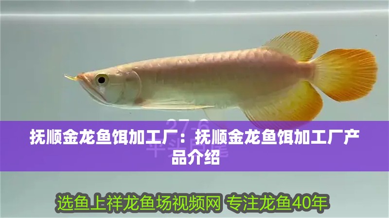 撫順金龍魚餌加工廠：撫順金龍魚餌加工廠產品介紹