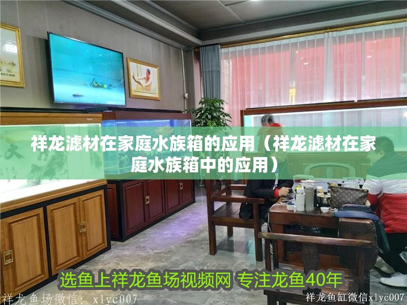 祥龍濾材在家庭水族箱的應用（祥龍濾材在家庭水族箱中的應用）