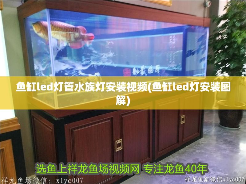 魚缸led燈管水族燈安裝視頻(魚缸led燈安裝圖解)