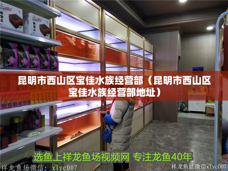 昆明市西山區寶佳水族經營部（昆明市西山區寶佳水族經營部地址）