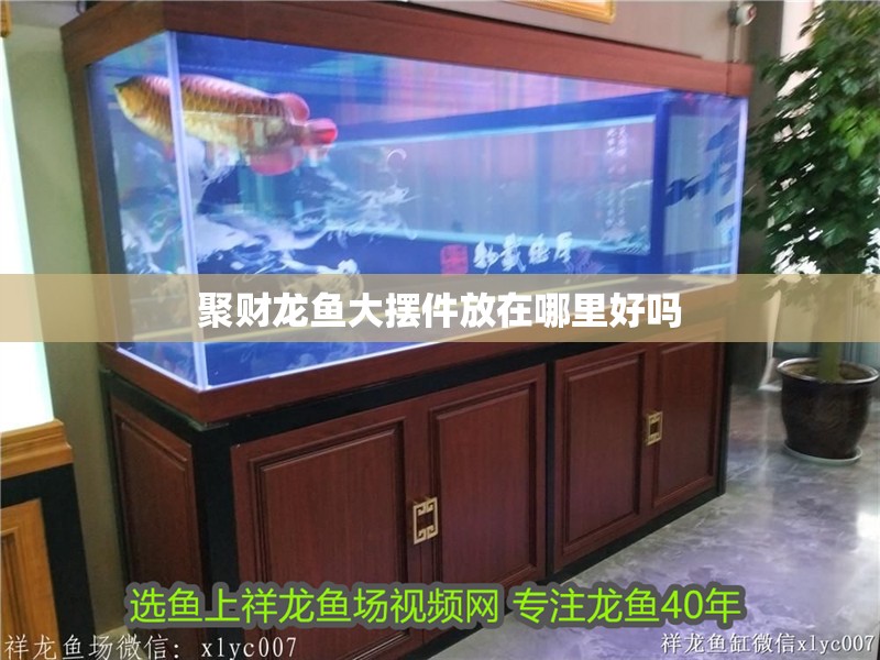 聚財龍魚大擺件放在哪里好嗎