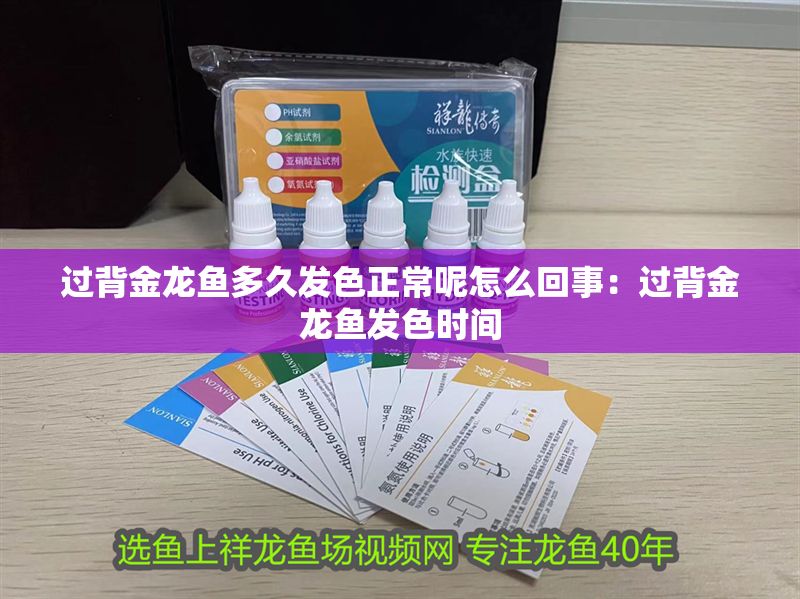 過背金龍魚多久發色正常呢怎么回事：過背金龍魚發色時間
