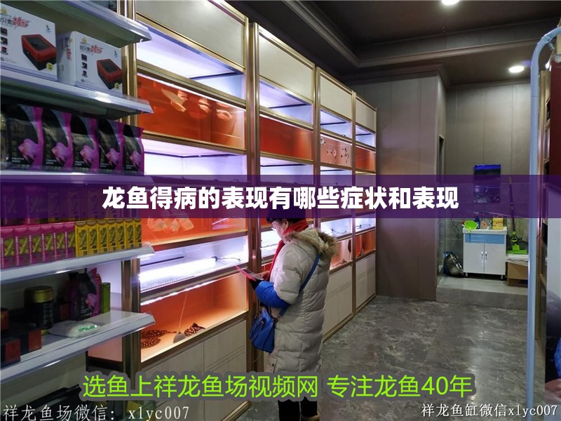 龍魚得病的表現有哪些癥狀和表現