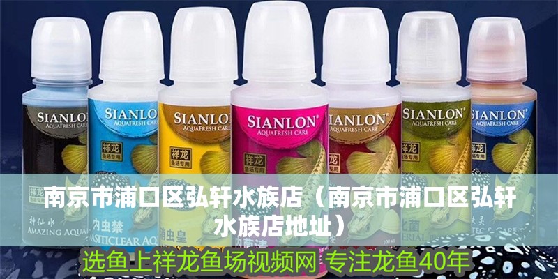 南京市浦口區(qū)弘軒水族店(南京市浦口區(qū)弘軒水族店地址) 全國水族館企業(yè)名錄 第2張 南京市浦口區(qū)弘軒水族店(南京市浦口區(qū)弘軒水族店地址) 南京市浦口區(qū)弘軒水族店(南京市浦口區(qū)弘軒水族店地址) 全國水族館企業(yè)名錄 第2張