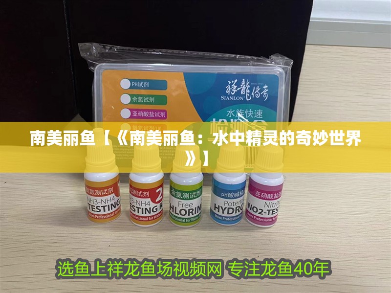 南美麗魚【《南美麗魚：水中精靈的奇妙世界》】