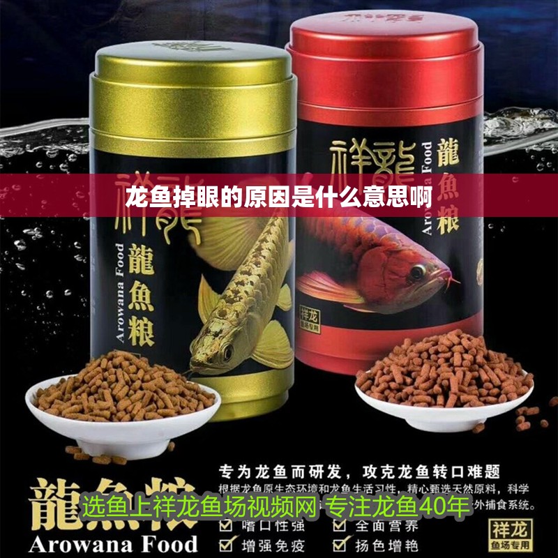 龍魚掉眼的原因是什么意思啊