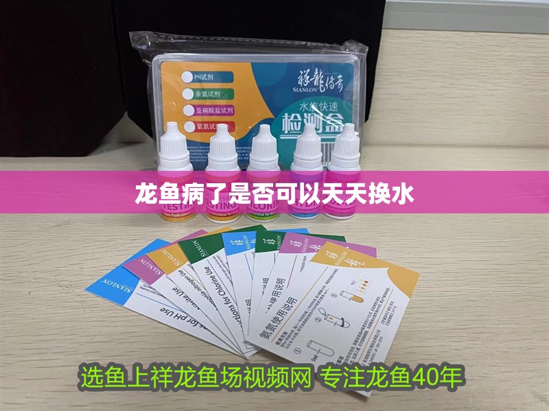龍魚病了是否可以天天換水