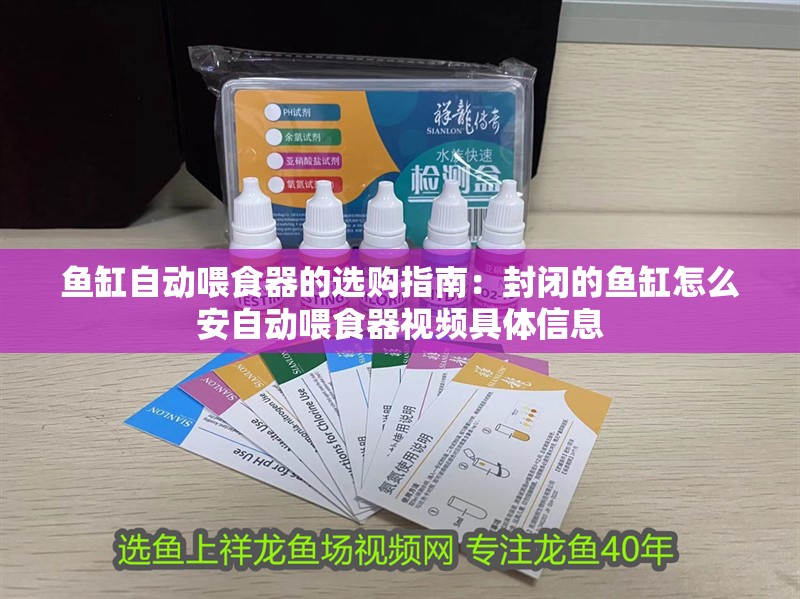 魚缸自動喂食器的選購指南：封閉的魚缸怎么安自動喂食器視頻具體信息