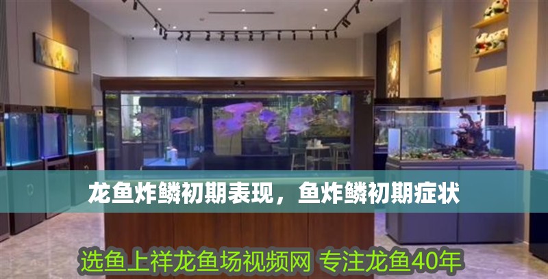 龍魚炸鱗初期表現，魚炸鱗初期癥狀 龍魚炸鱗初期表現，魚炸鱗初期癥狀 龍魚百科 第4張