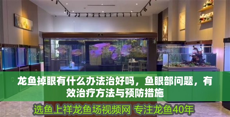 龍魚掉眼有什么辦法治好嗎，魚眼部問題，有效治療方法與預防措施