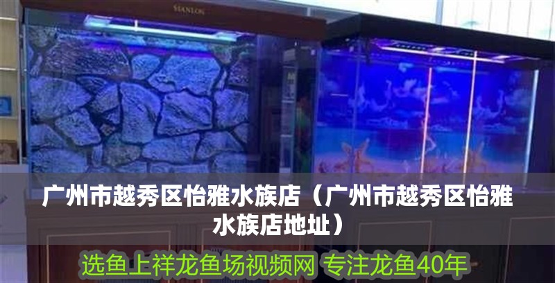 廣州市越秀區怡雅水族店（廣州市越秀區怡雅水族店地址）