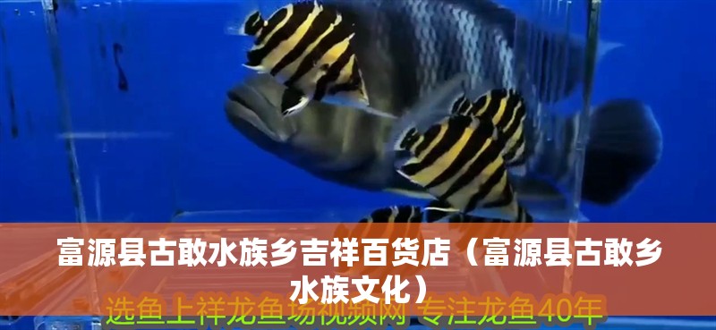 富源縣古敢水族鄉吉祥百貨店（富源縣古敢鄉水族文化）