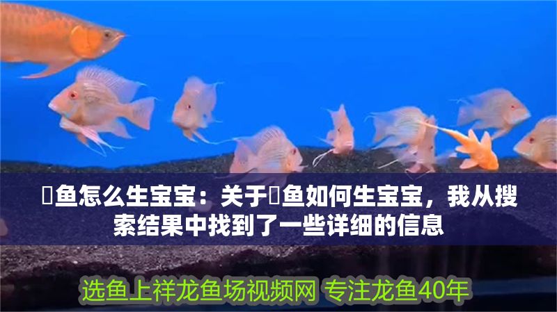 魟魚怎么生寶寶：關于魟魚如何生寶寶，我從搜索結果中找到了一些詳細的信息