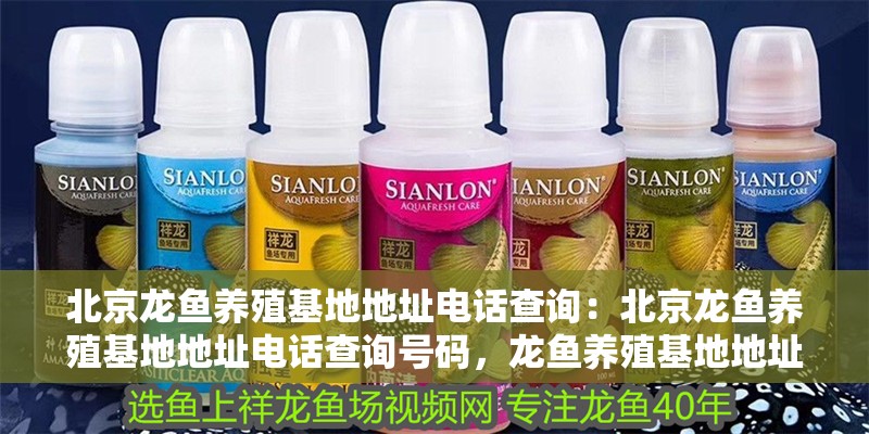 北京龍魚養殖基地地址電話查詢：北京龍魚養殖基地地址電話查詢號碼，龍魚養殖基地地址及聯系電話查詢指南