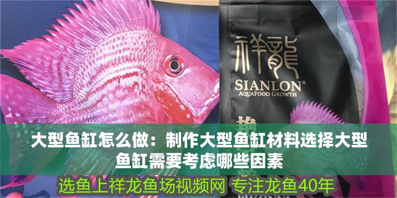 大型魚缸怎么做：制作大型魚缸材料選擇大型魚缸需要考慮哪些因素