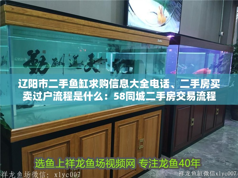 遼陽市二手魚缸求購信息大全電話、二手房買賣過戶流程是什么：58同城二手房交易流程