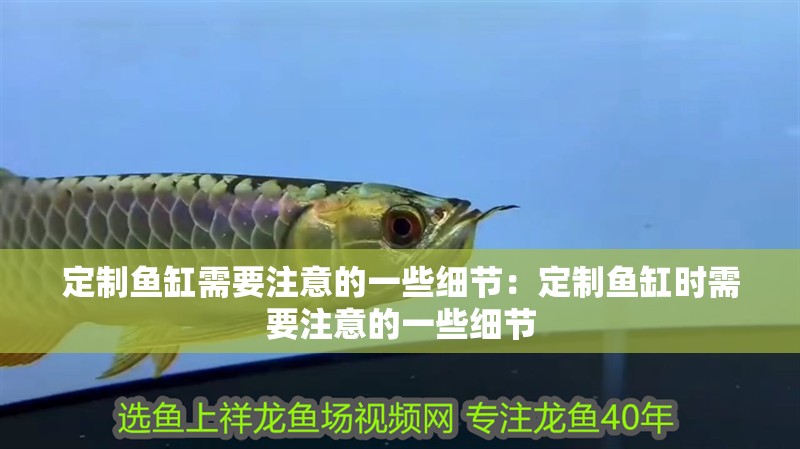 定制魚缸需要注意的一些細節：定制魚缸時需要注意的一些細節