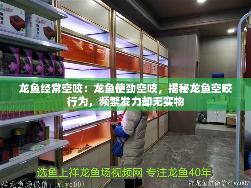 龍魚經常空咬：龍魚使勁空咬，揭秘龍魚空咬行為，頻繁發力卻無實物