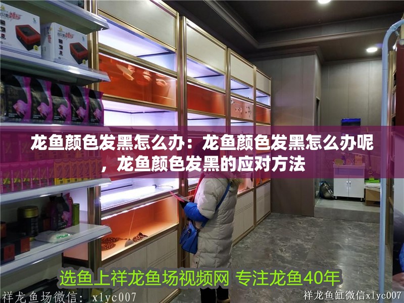 龍魚顏色發黑怎么辦：龍魚顏色發黑怎么辦呢，龍魚顏色發黑的應對方法