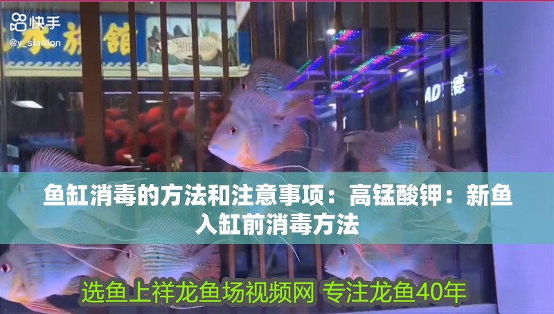 魚缸消毒的方法和注意事項：高錳酸鉀：新魚入缸前消毒方法