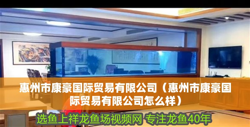 惠州市康豪國際貿易有限公司（惠州市康豪國際貿易有限公司怎么樣）