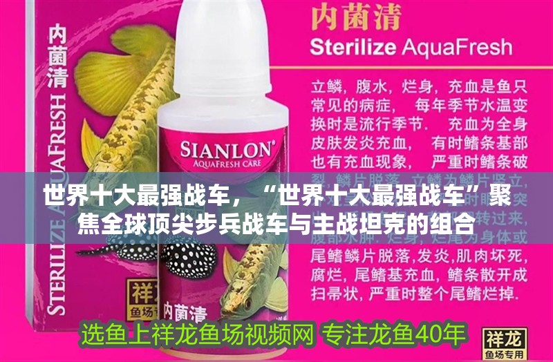 世界十大最強戰車，“世界十大最強戰車”聚焦全球頂尖步兵戰車與主戰坦克的組合