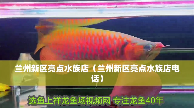 蘭州新區(qū)亮點(diǎn)水族店（蘭州新區(qū)亮點(diǎn)水族店電話）