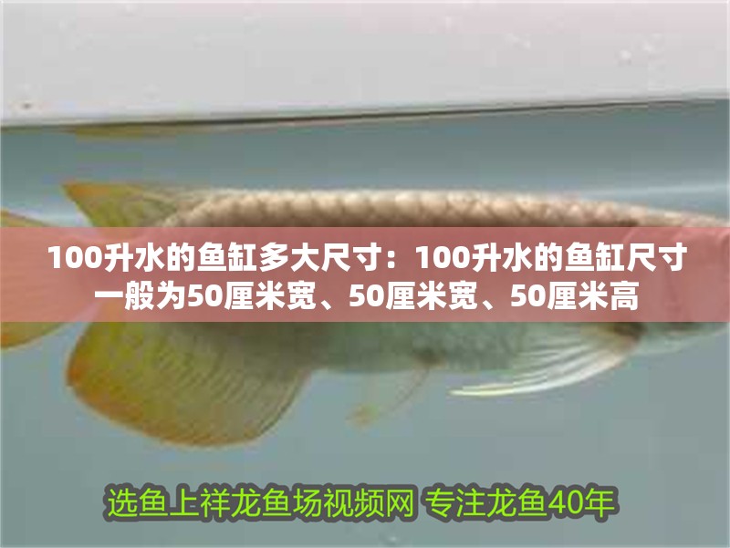 100升水的魚缸多大尺寸：100升水的魚缸尺寸一般為50厘米寬、50厘米寬、50厘米高