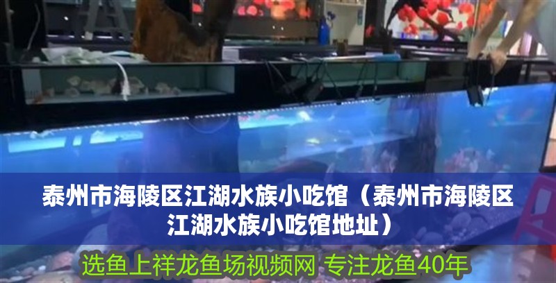 泰州市海陵區(qū)江湖水族小吃館（泰州市海陵區(qū)江湖水族小吃館地址） 泰州市海陵區(qū)江湖水族小吃館（泰州市海陵區(qū)江湖水族小吃館地址） 全國(guó)水族館企業(yè)名錄 第2張